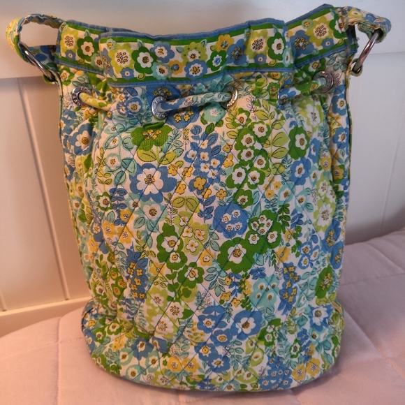 Vera Bradley Floral Drawstring Purse - Picture 3 of 6